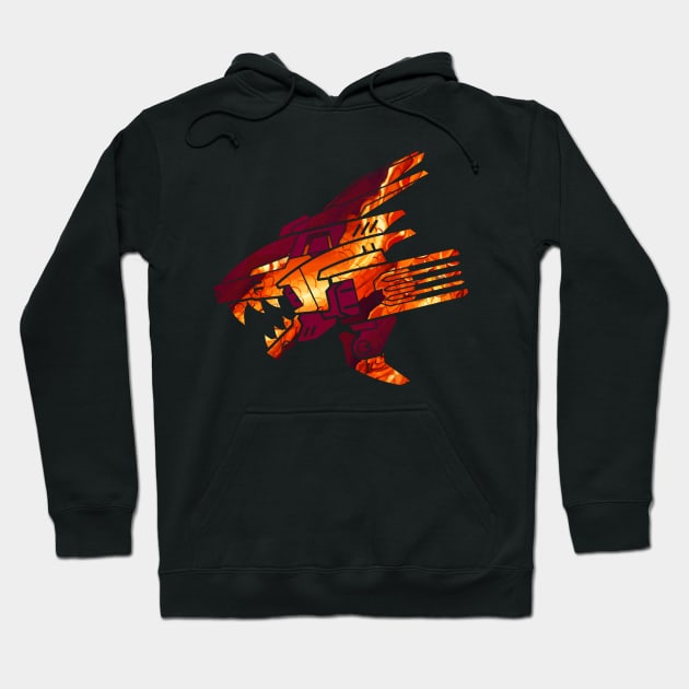 Mecha Robot Cat | Dragon's Breath Hoodie by MaiasaLiger